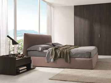 LOV - Double bed with removable cover by Désirée divani - view 2